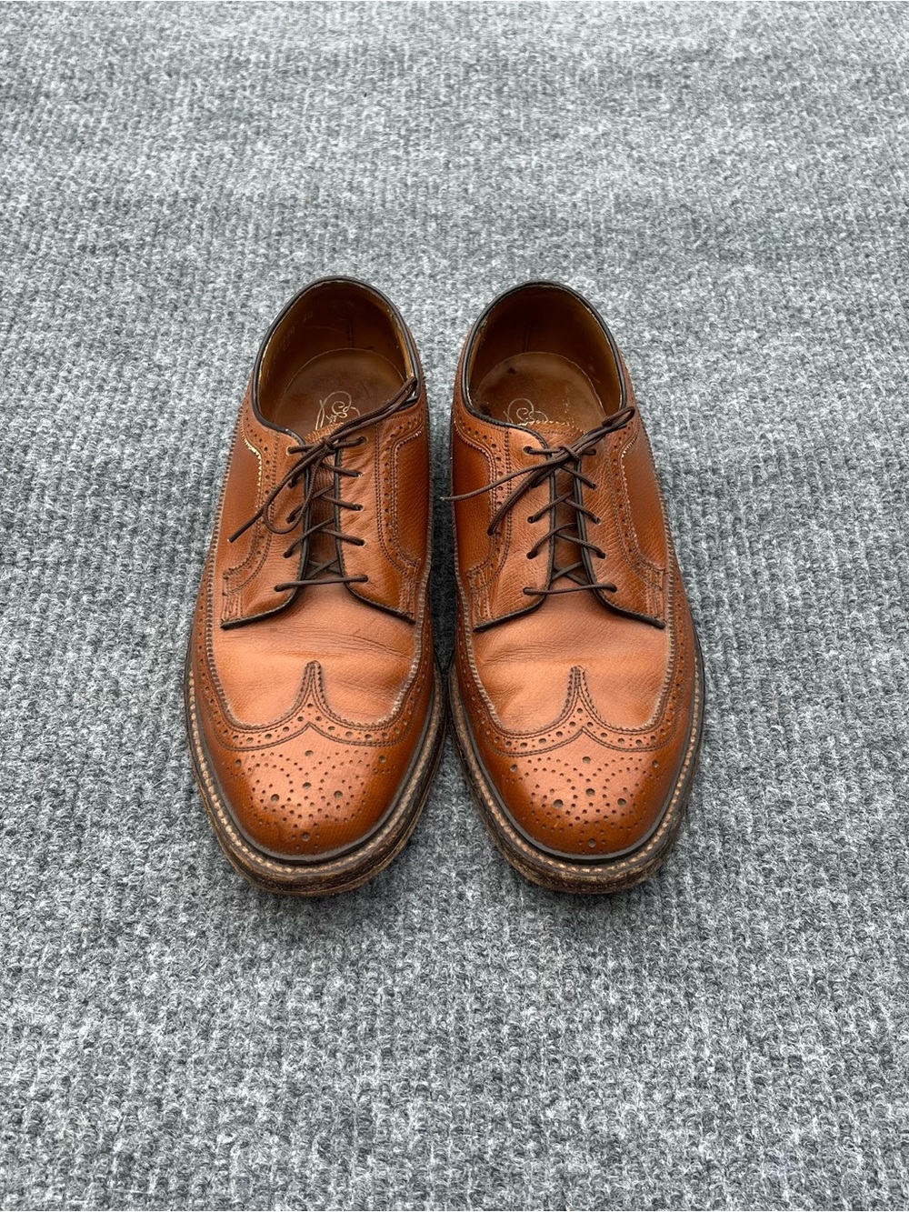 Vintage Florsheim Royal Imperial Wingtip Shoes